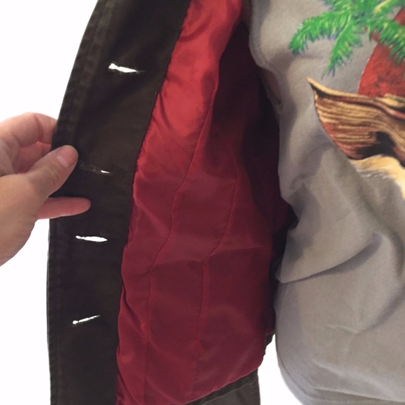 American standard tyte fitted Brown jean jackets with buckles and buttons - Picture 5 of 5